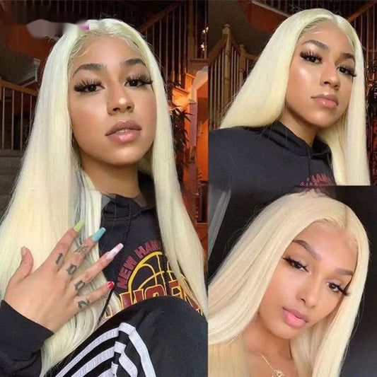 Blond Transparent Lace Full-head Wig