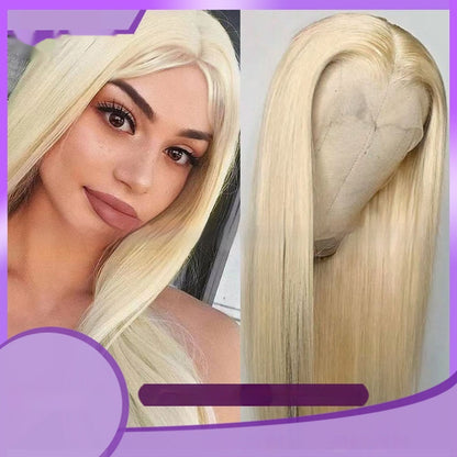 Blond Transparent Lace Full-head Wig