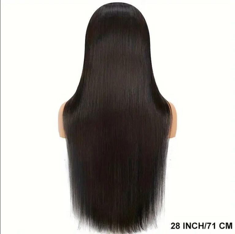 Straight Lace Front Wig Human Hair / 13x4 HD Clear Lace Front Wig Pre Pull Baby Hair